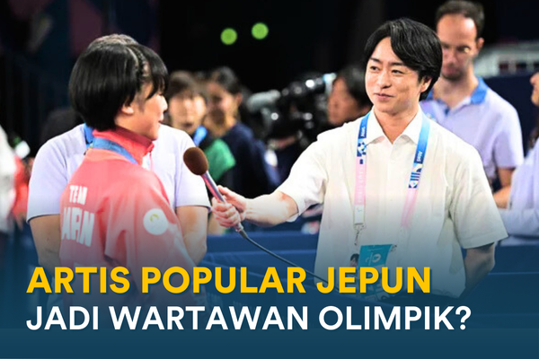 Sakurai Sho, idol Jepun terkenal dan anggota Arashi, bertugas sebagai wartawan di Sukan Olimpik